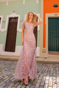 Elegant Embellished Formal Long Special Occasion Gown Detailed NXL1255-0