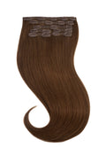Clip In Extensions Medium Brown #4-0