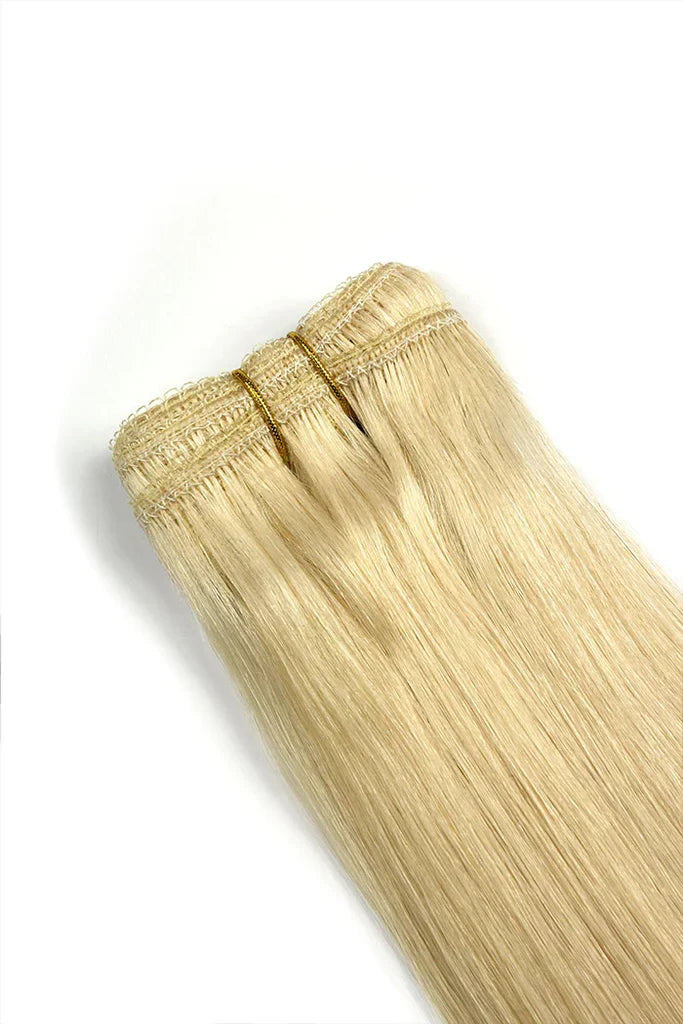 Weft Hair Extensions Light Blonde #613-0