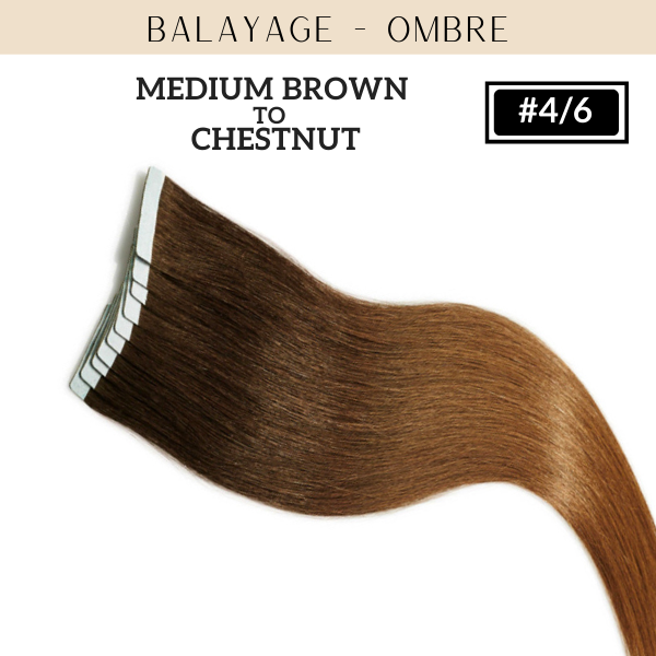 Balayage - Ombre Tape-in  Collection (10 Pieces)-3