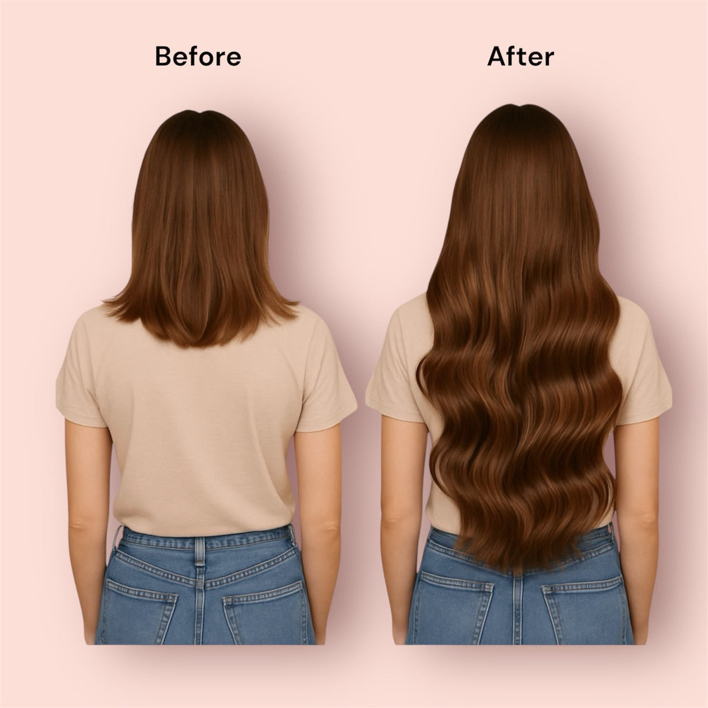 Clip In Extensions Brown #2-2
