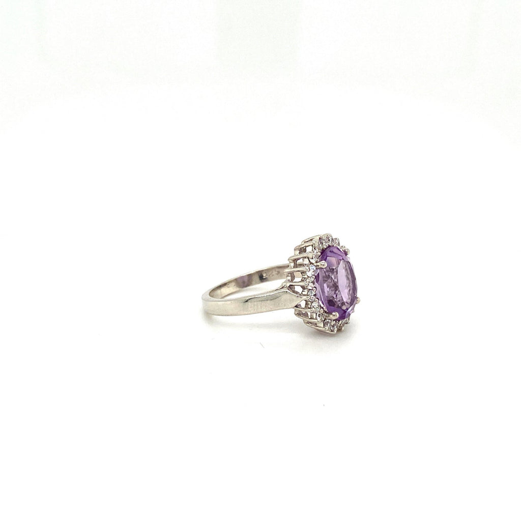 Amethyst Ring in .925 Sterling Silver - KSR 13533-1