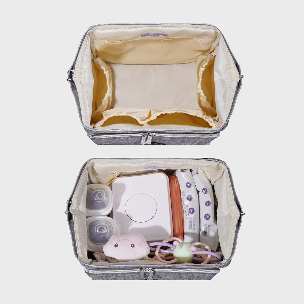 Open-Wide Diaper Backpack