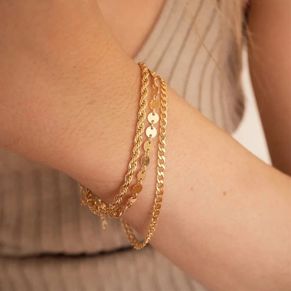 Chain Bangle Bracelet-3