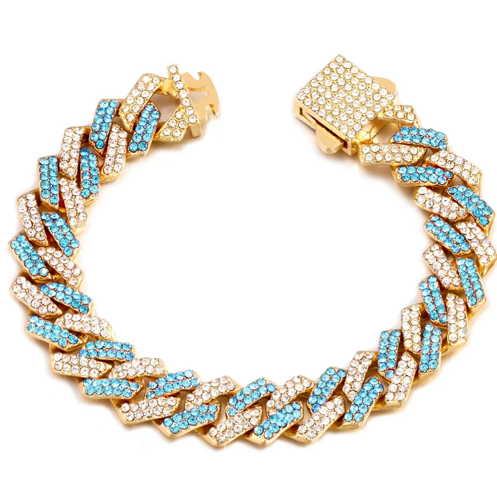 14MM Cuban Link Chain Bracelet-14