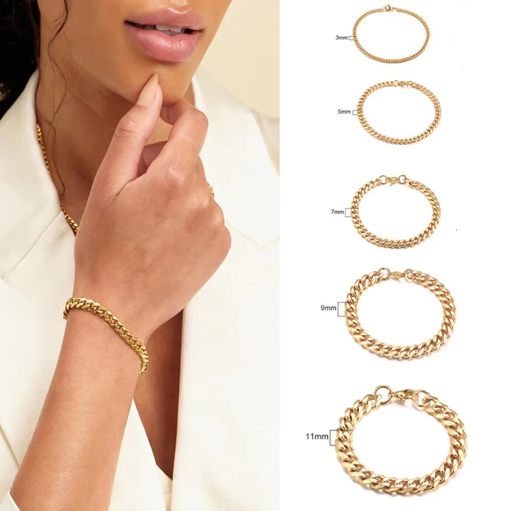 Chain Bangle Bracelet-1