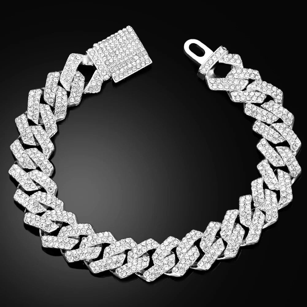 14MM Cuban Link Chain Bracelet-16