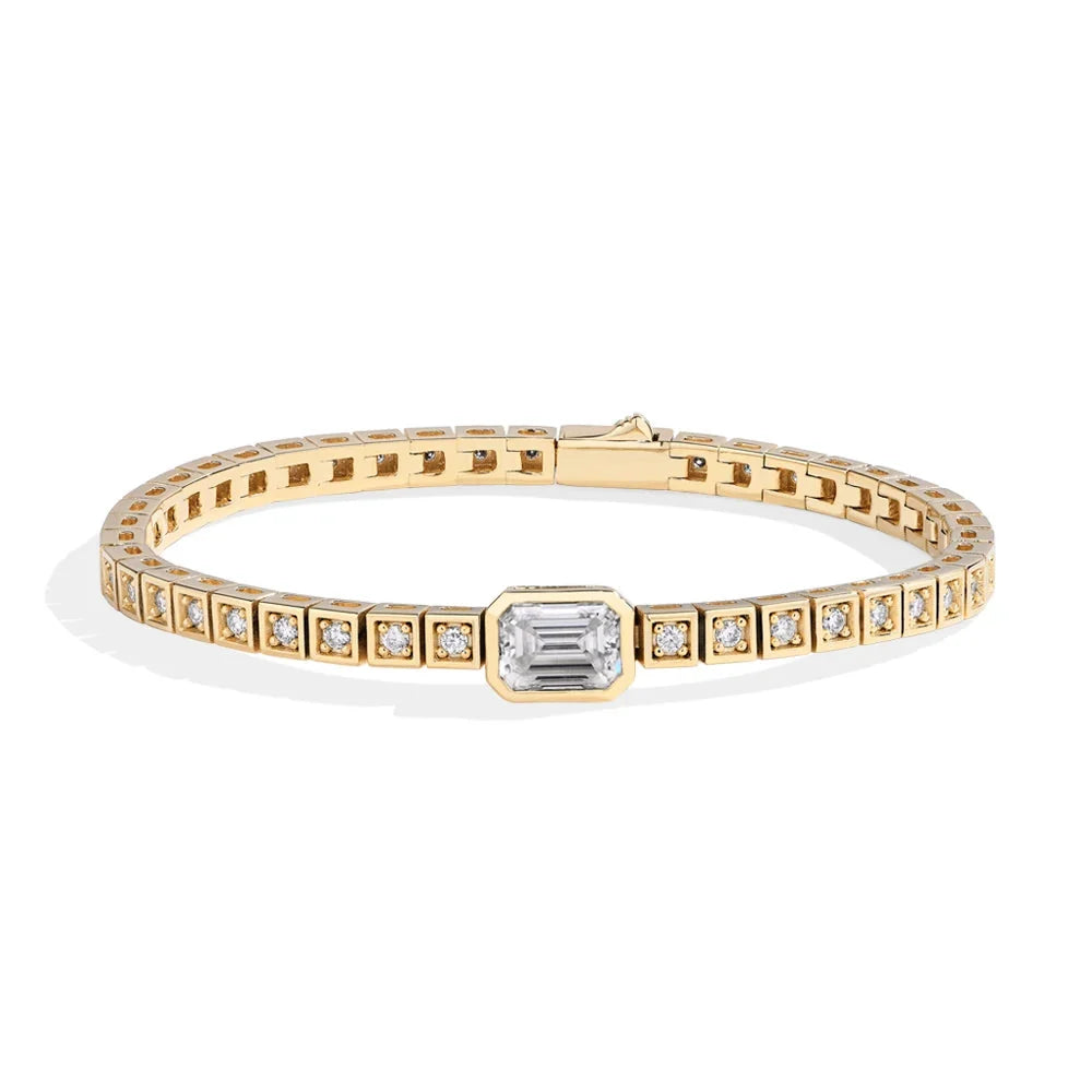 VVS1 D Moissanite Tennis Bracelet for Timeless Elegance-5