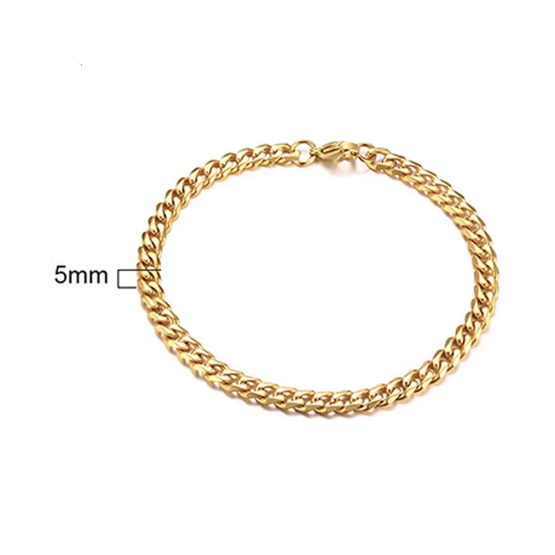 Chain Bangle Bracelet-9