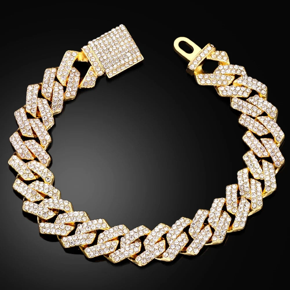 14MM Cuban Link Chain Bracelet-17