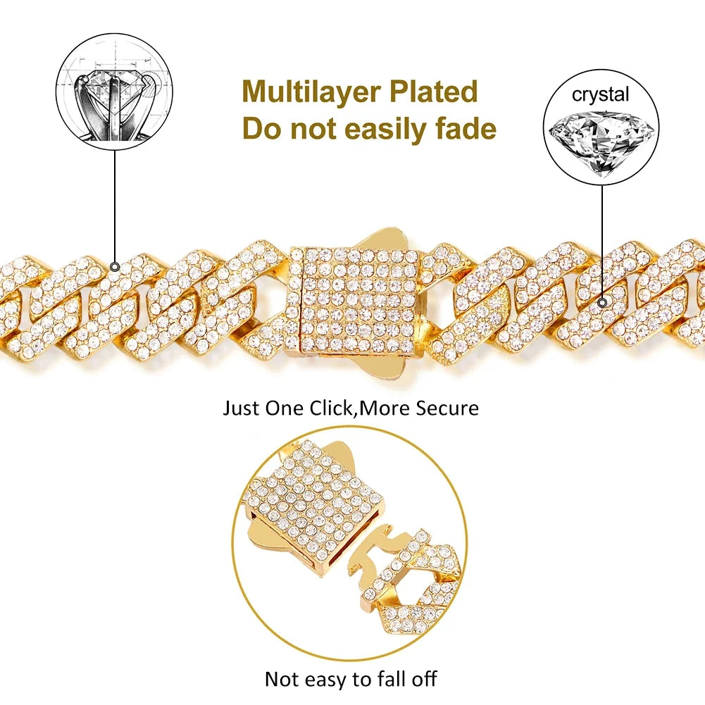 14MM Cuban Link Chain Bracelet-2