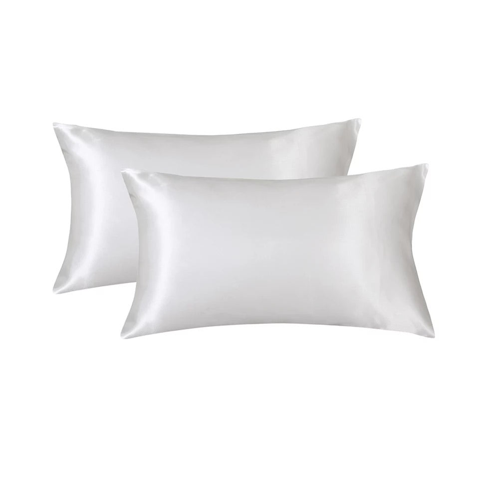 Mulberry Silk White Twin Pillowcase-0