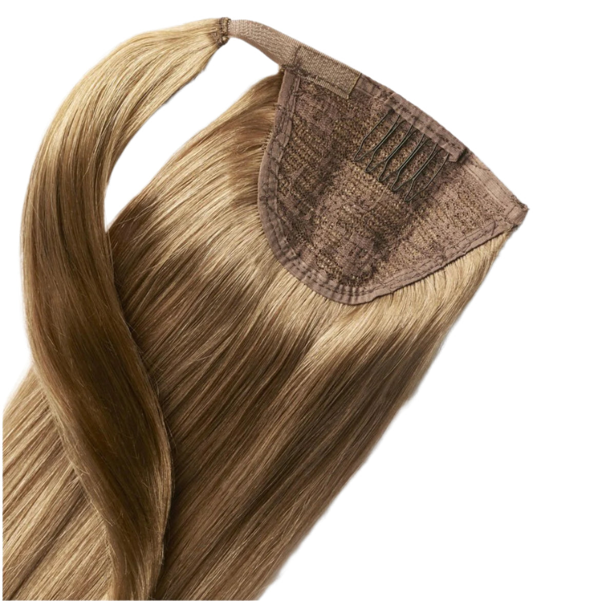 Ponytail Clip In Dark Blonde #8-1