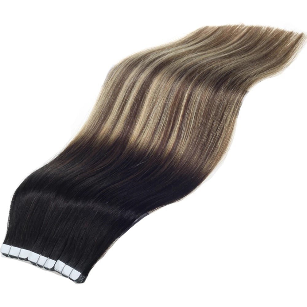 Tape In Extensions Balayage #1B/4/27-2