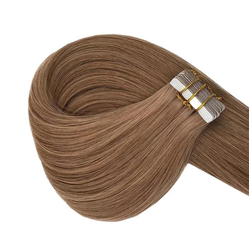 Tape In Extensions Light Brown #6-0