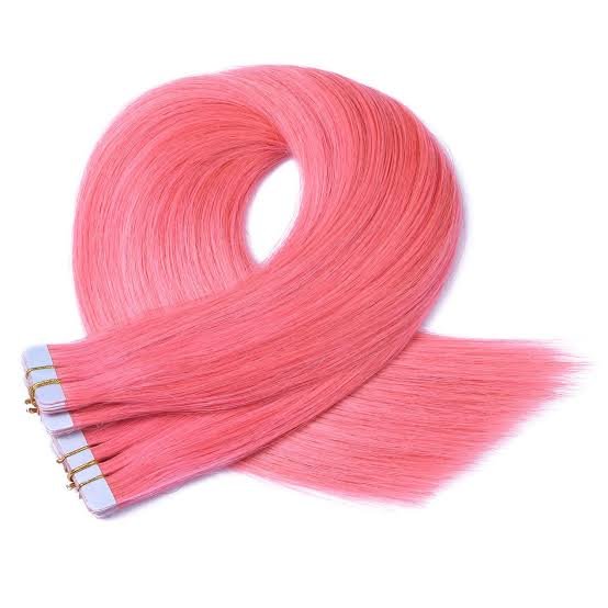 Tape In Extensions Candy Pink-0