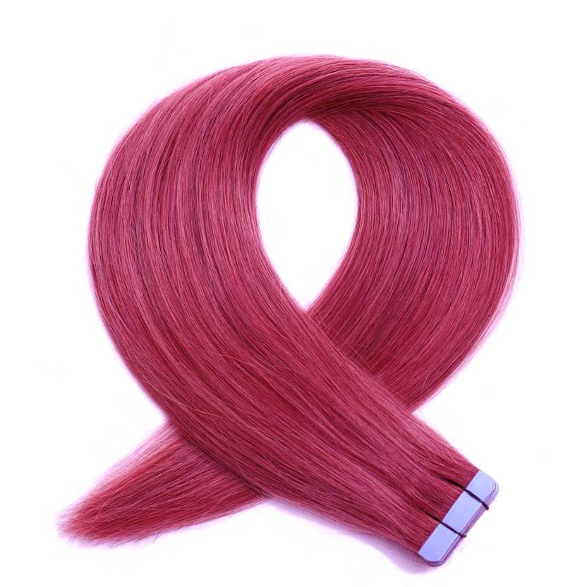 Tape In Extensions Cherry Red-0