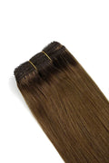 Weft Hair Extensions Light Brown #4-0